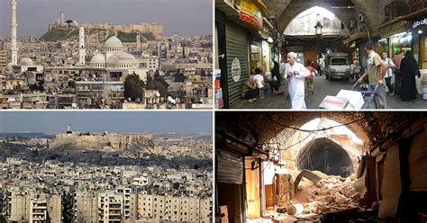 aleppo before after|Aleppo before the war and now! .
